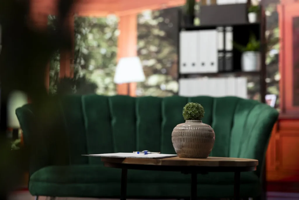 Calm and supportive environment for mental health care